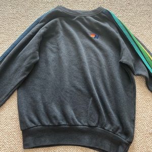 Aviator nation grey crewneck!